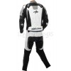 RTX Katana Sports Grey Kangaroo Leather 2 Piece Biker Suit